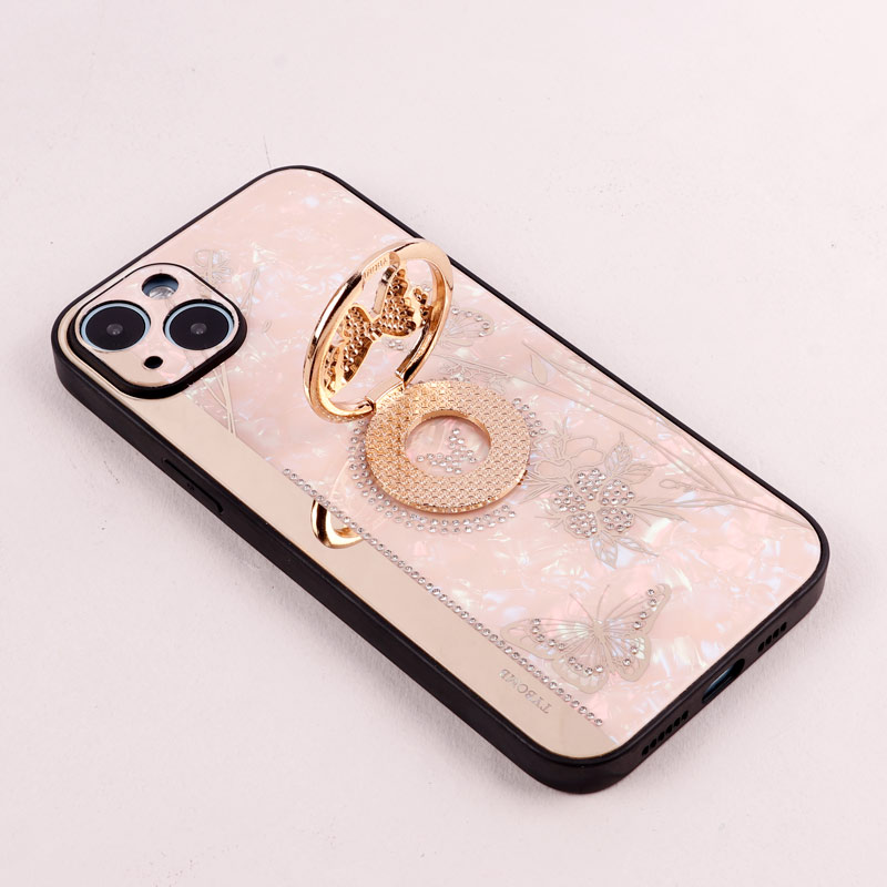 قاب طرح پروانه ای محافظ لنزدار برجسته پاپ سوکت دار iPhone 14 Plus
