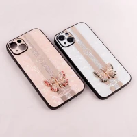 قاب طرح پروانه ای محافظ لنزدار برجسته iPhone 14 Plus