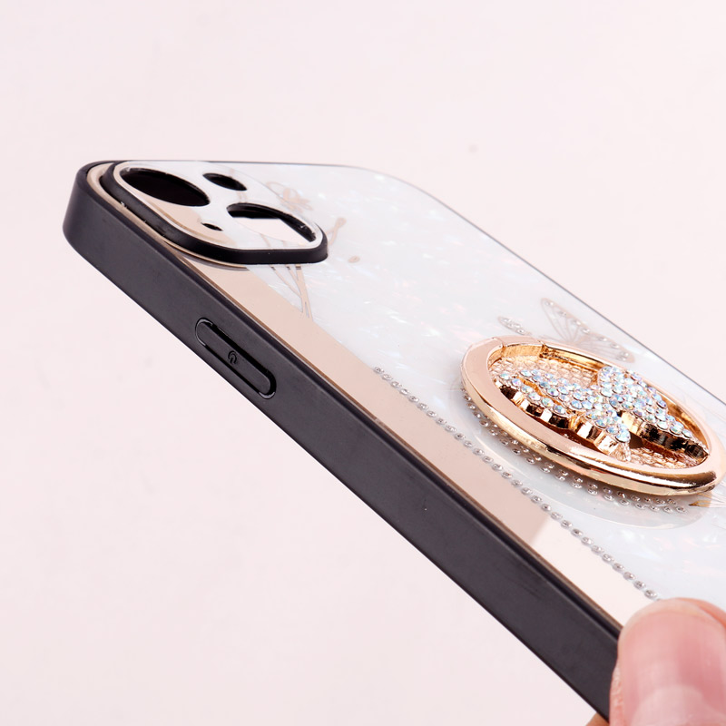 قاب طرح پروانه ای محافظ لنزدار برجسته پاپ سوکت دار iPhone 14 Plus