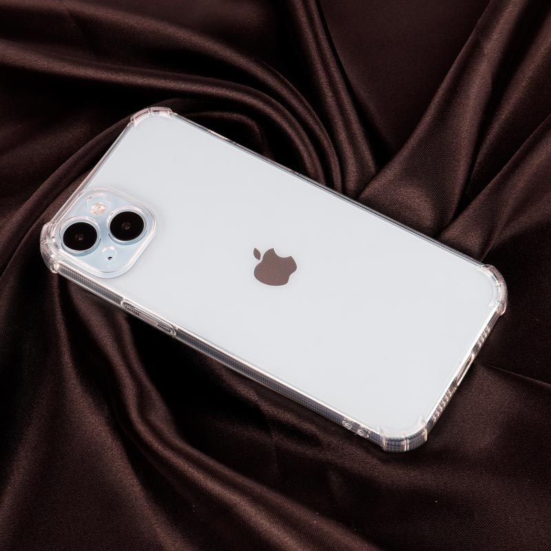 قاب ژله ای ضربه گیر بی رنگ محافظ لنزدار  iPhone 14 Plus