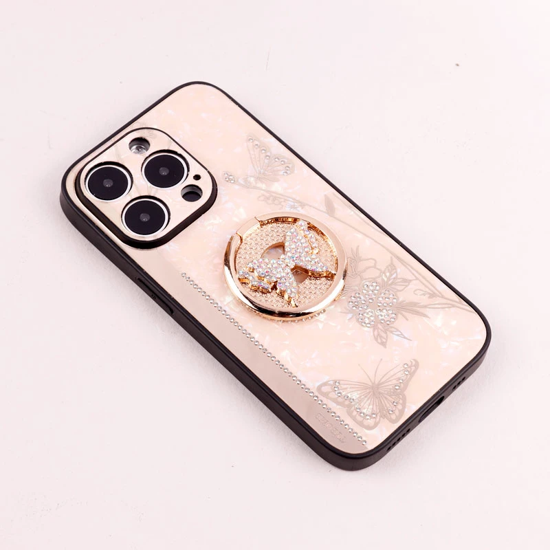 قاب طرح پروانه ای محافظ لنزدار برجسته پاپ سوکت دار iPhone 14 Pro