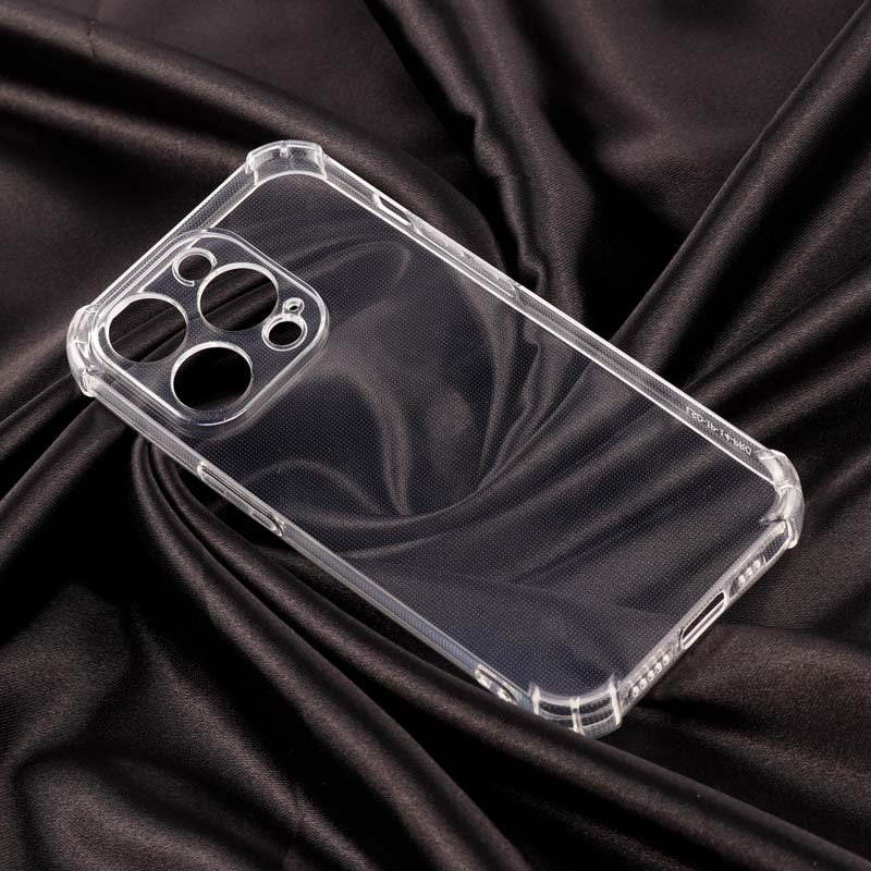 قاب ژله ای ضربه گیر بی رنگ محافظ لنزدار iPhone 14 Pro