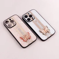 قاب طرح پروانه ای محافظ لنزدار برجسته iPhone 14 Pro