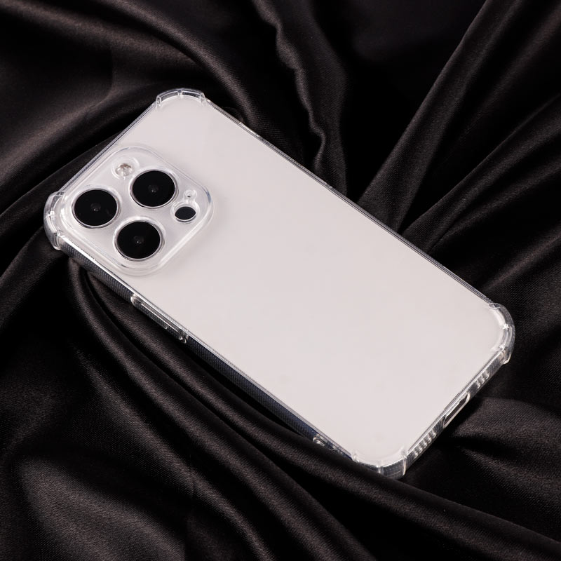 قاب ژله ای ضربه گیر بی رنگ محافظ لنزدار iPhone 14 Pro