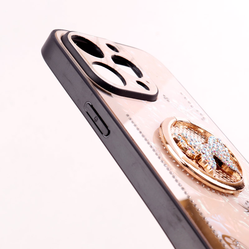 قاب طرح پروانه ای محافظ لنزدار برجسته پاپ سوکت دار iPhone 14 Pro