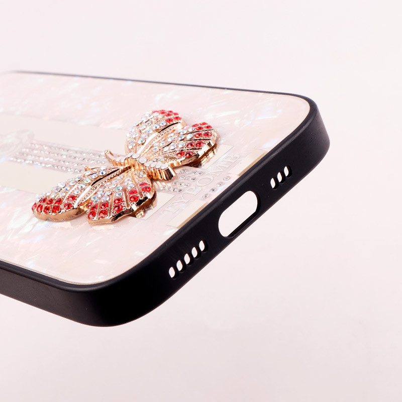 قاب طرح پروانه ای محافظ لنزدار برجسته iPhone 14 Pro