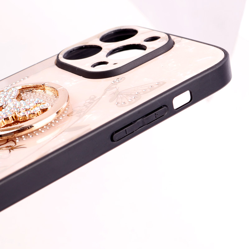 قاب طرح پروانه ای محافظ لنزدار برجسته پاپ سوکت دار iPhone 14 Pro
