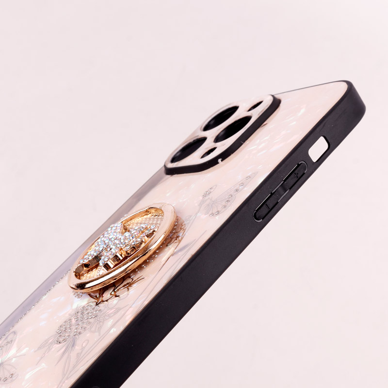 قاب طرح پروانه ای محافظ لنزدار برجسته پاپ سوکت دار iPhone 14 Pro Max