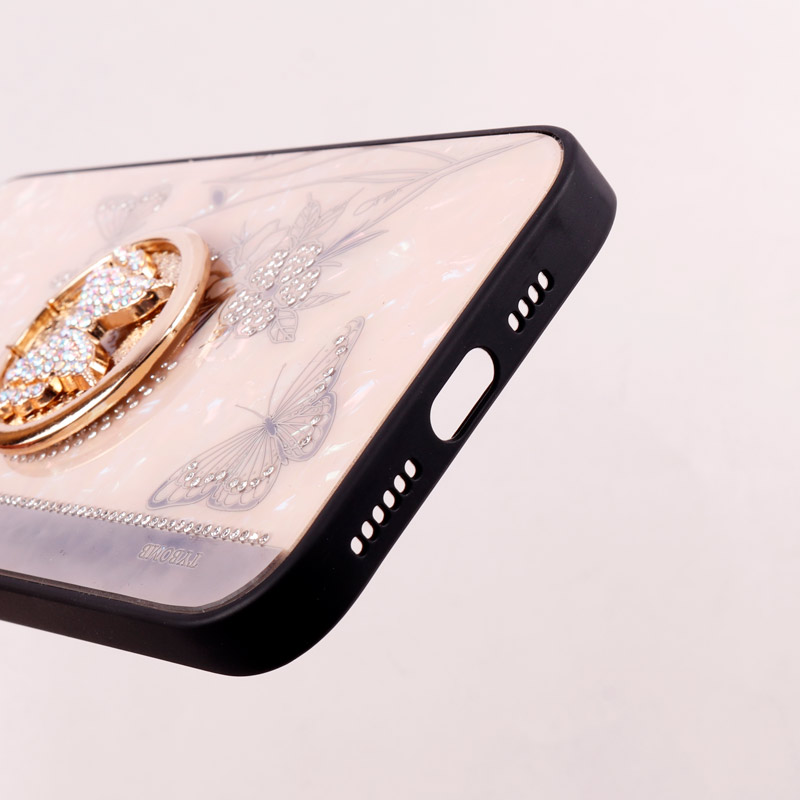 قاب طرح پروانه ای محافظ لنزدار برجسته پاپ سوکت دار iPhone 14 Pro Max