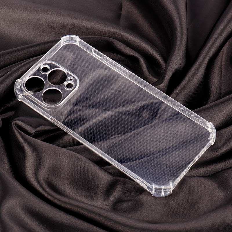 قاب ژله ای ضربه گیر بی رنگ محافظ لنزدار iPhone 14 Pro Max