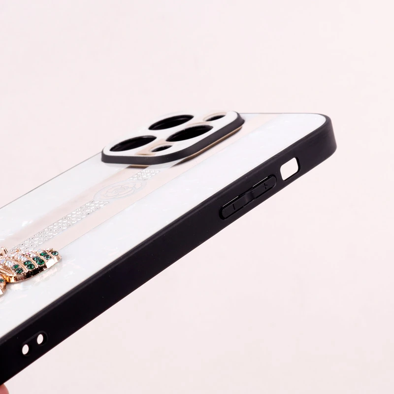 قاب طرح پروانه ای محافظ لنزدار برجسته iPhone 14 Pro Max