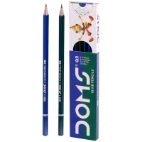 مداد مشکی دامس Doms Q2 NO.3490 بسته 12 عددی