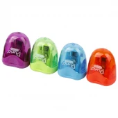تراش پلاستیکی مخزن دار Duno Polka SK140100 بسته 24 عددی