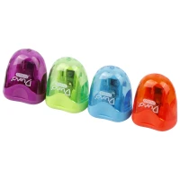 تراش پلاستیکی مخزن دار Duno Polka SK140100 بسته 24 عددی