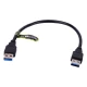 کابل لینک USB3.0 به USB3.0 ایلون Eleven طول 30 سانتی متر