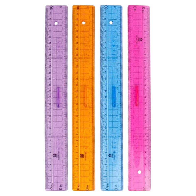 خط کش پلاستیکی دسته دار فابل FABL 30cm