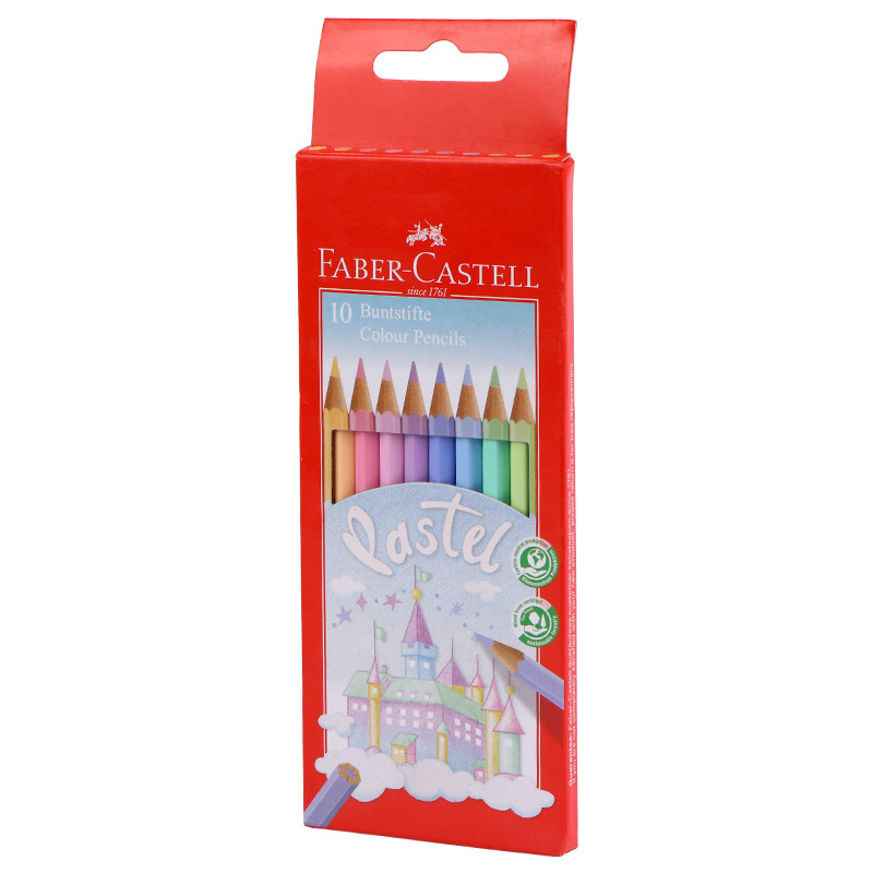 مداد رنگی 10 رنگ فابر کاستل Faber-Castell 111211