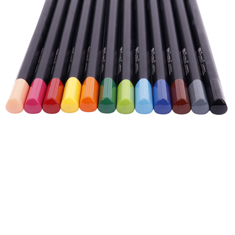 مداد رنگی 12 رنگ فابر کاستل Faber-Castell Black Edition
