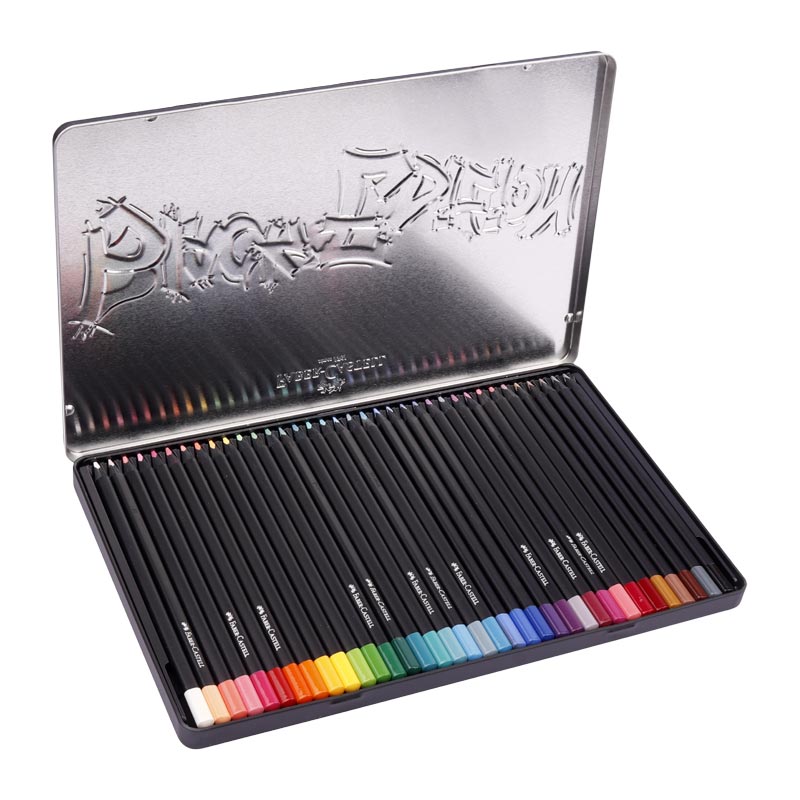 مداد رنگی 36 رنگ فابر کاستل 116437 Faber-Castell Black Edition