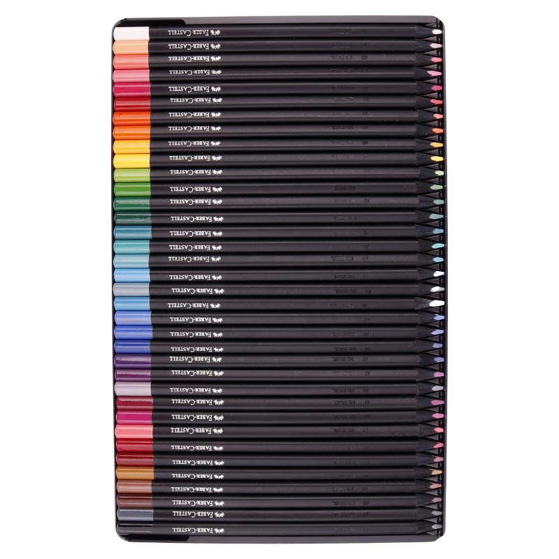 مداد رنگی 36 رنگ فابر کاستل 116437 Faber-Castell Black Edition