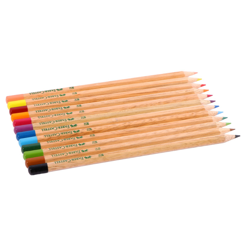 مداد رنگی 12 رنگ فابر کاستل Faber-Castell Naturals