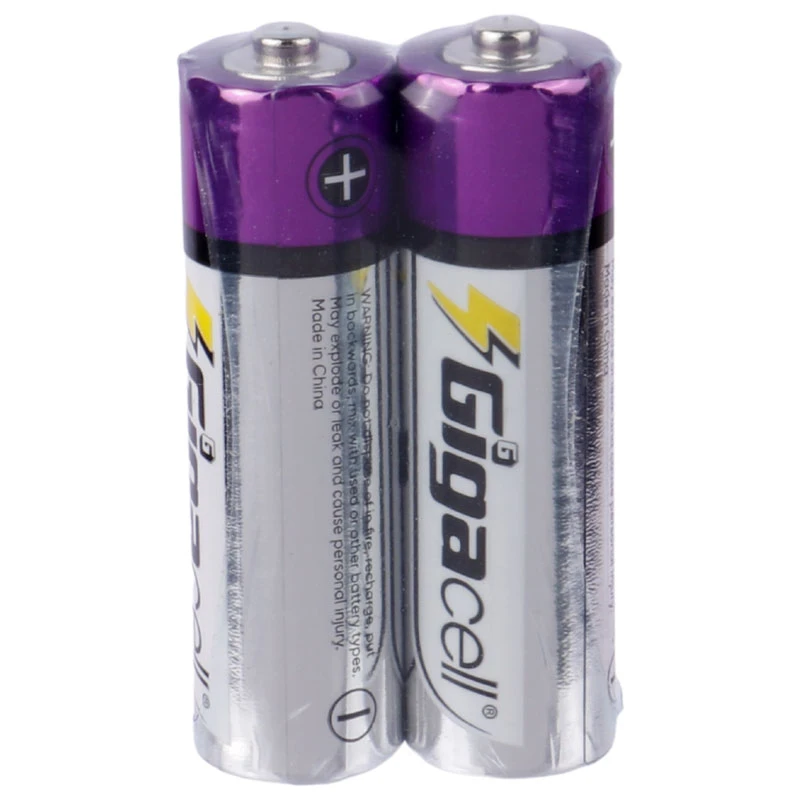 باتری دوتایی قلمی گیگاسل Max Power Heavy Duty R6-2S شرینک