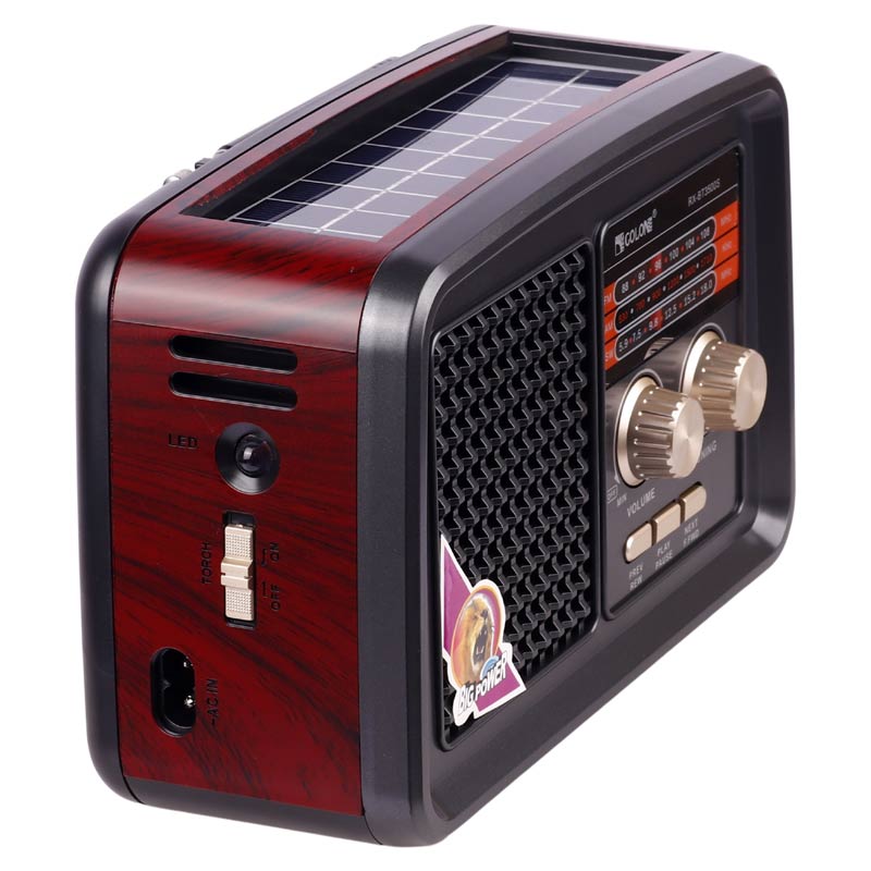 رادیو اسپیکر بلوتوثی رم و فلش خور خورشیدی Golon RX-BT3500S