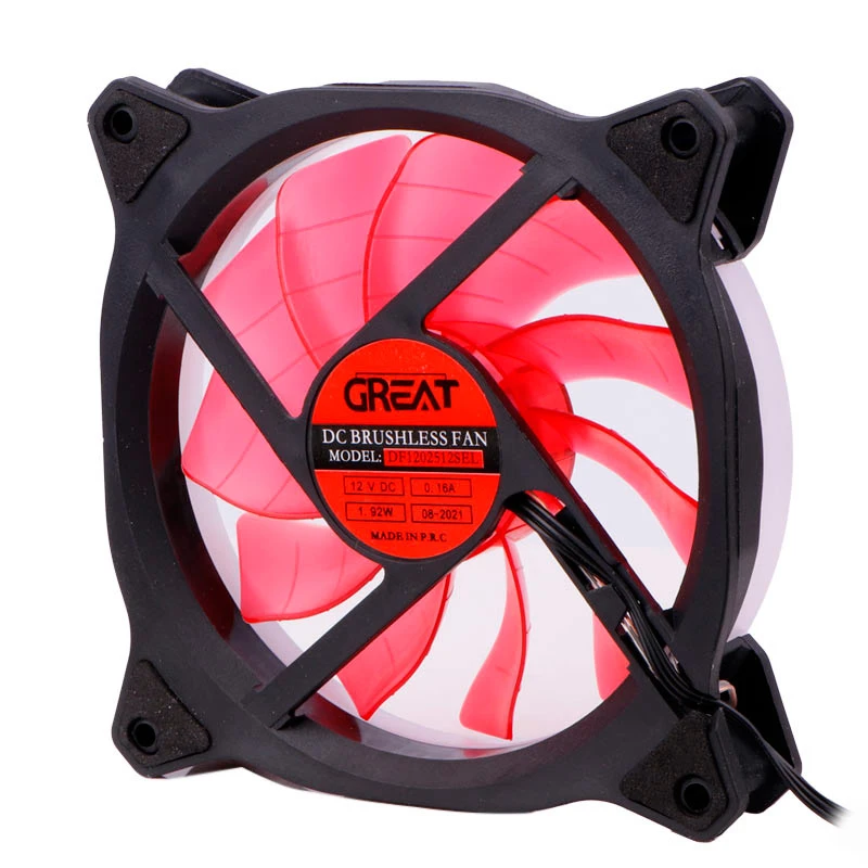 فن کیس گریت DF1202512SEL RGB سایز 120 میلی متر