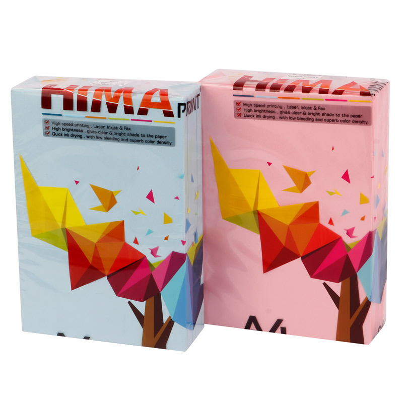 کاغذ A5 رنگی Hima Print 80g بسته ۵۰۰ عددی