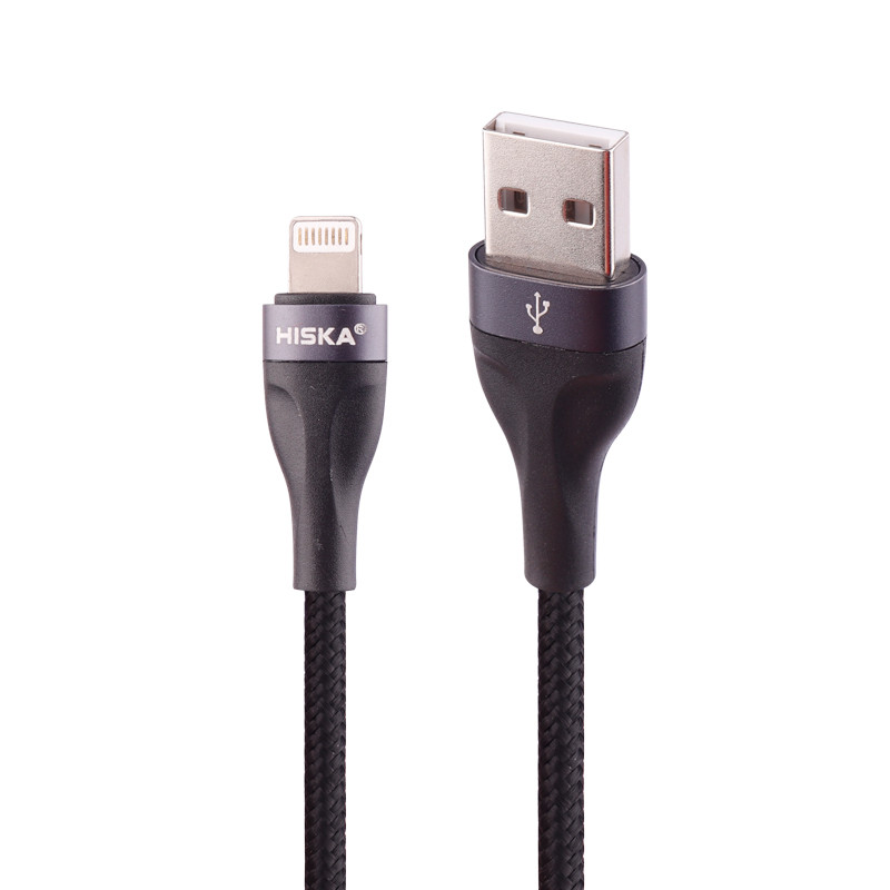 کابل آیفونی فست شارژ Hiska LX-830 5A 1m