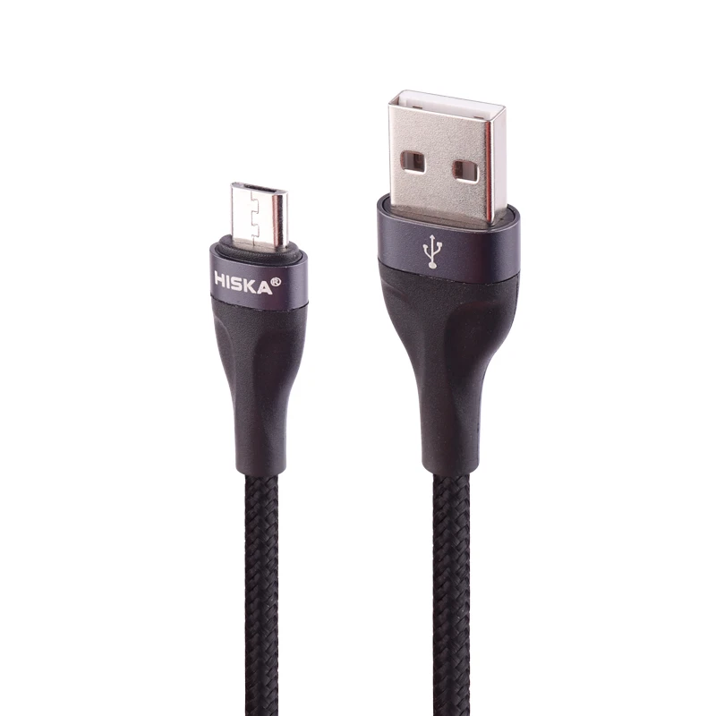 کابل میکرو یو اس بی فست شارژ 5 آمپر هیسکا LX-830 طول 1 متر