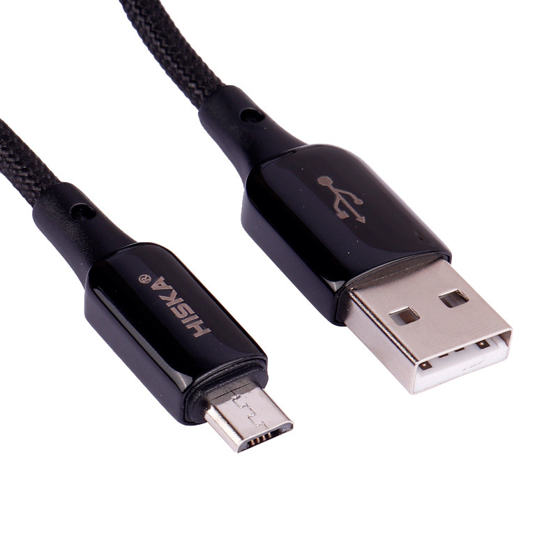 کابل میکرو یو اس بی فست شارژ Hiska LX-831 5A 1m