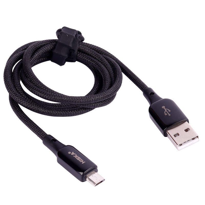 کابل میکرو یو اس بی فست شارژ Hiska LX-831 5A 1m