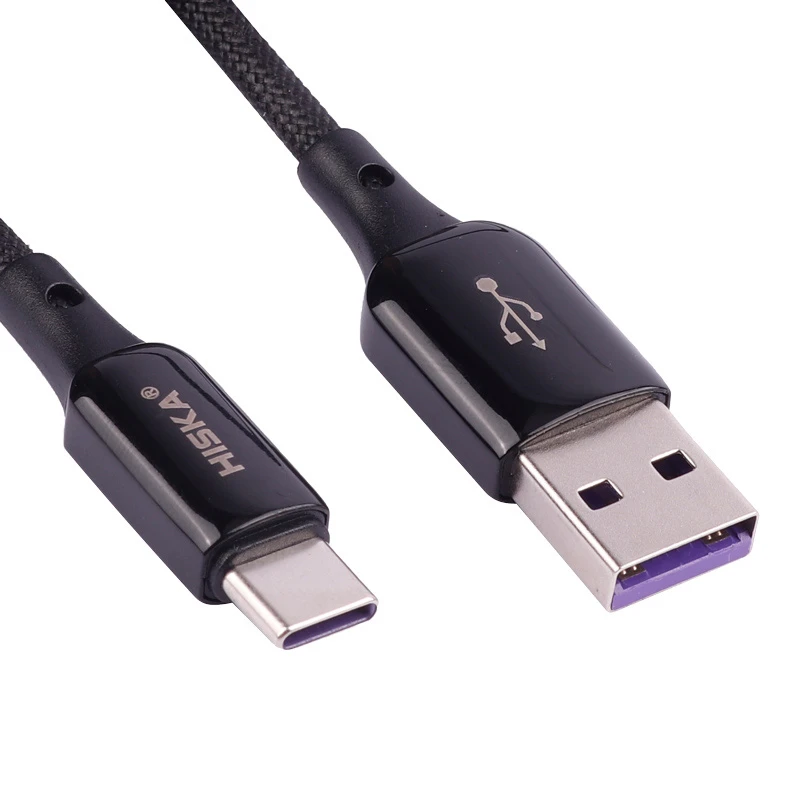 کابل تایپ سی فست شارژ 5 آمپر هیسکا LX-831 طول 1 متر