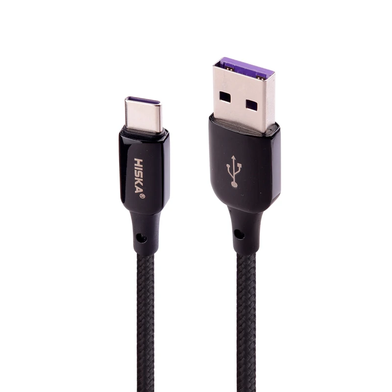 کابل تایپ سی فست شارژ 5 آمپر هیسکا LX-831 طول 1 متر