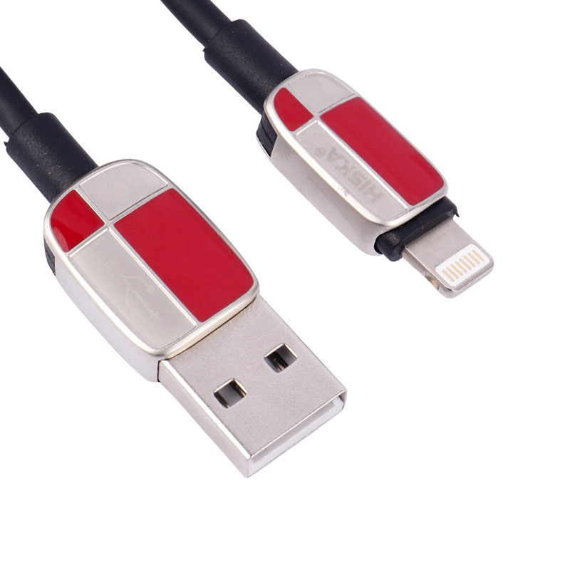 کابل آیفونی فست شارژ Hiska LX-833 5A 1m