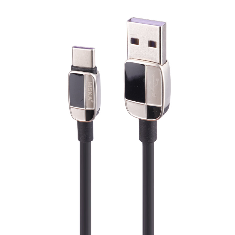 کابل تایپ سی فست شارژ Hiska LX-833 5A 1m