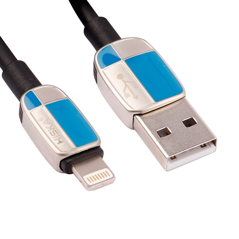 کابل آیفونی فست شارژ Hiska LX-833 5A 1m