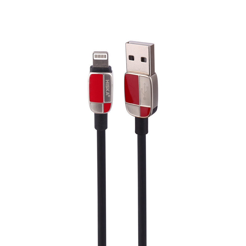 کابل آیفونی فست شارژ Hiska LX-833 5A 1m