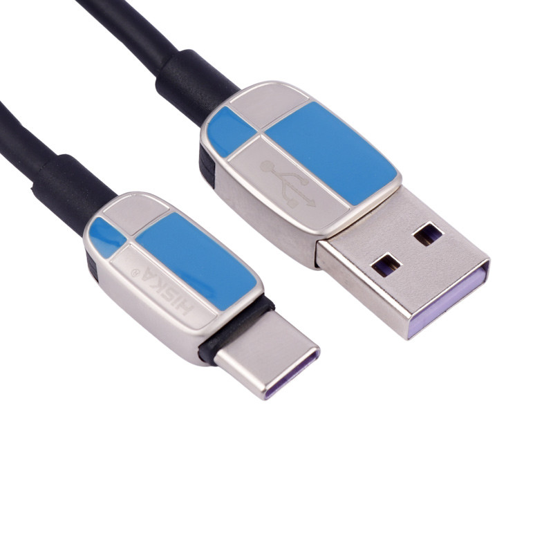 کابل تایپ سی فست شارژ Hiska LX-833 5A 1m