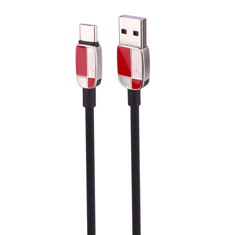 کابل تایپ سی فست شارژ Hiska LX-833 5A 1m