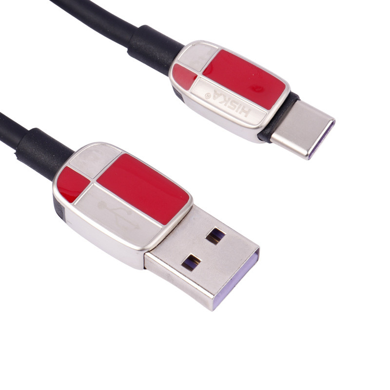 کابل تایپ سی فست شارژ Hiska LX-833 5A 1m
