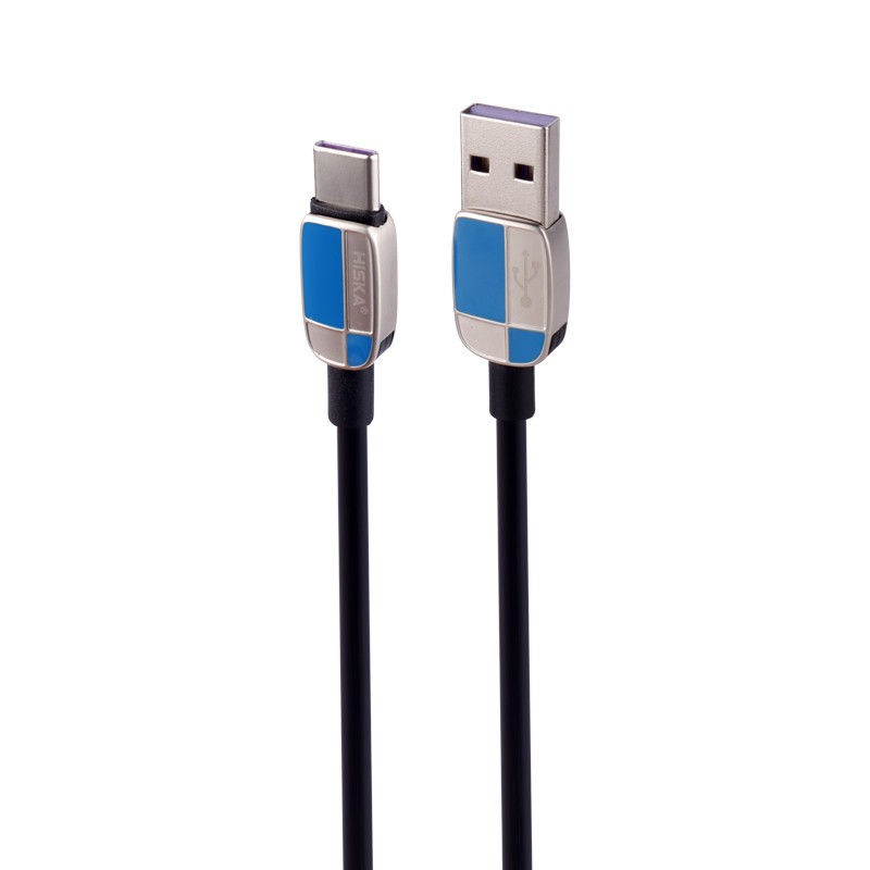 کابل تایپ سی فست شارژ Hiska LX-833 5A 1m