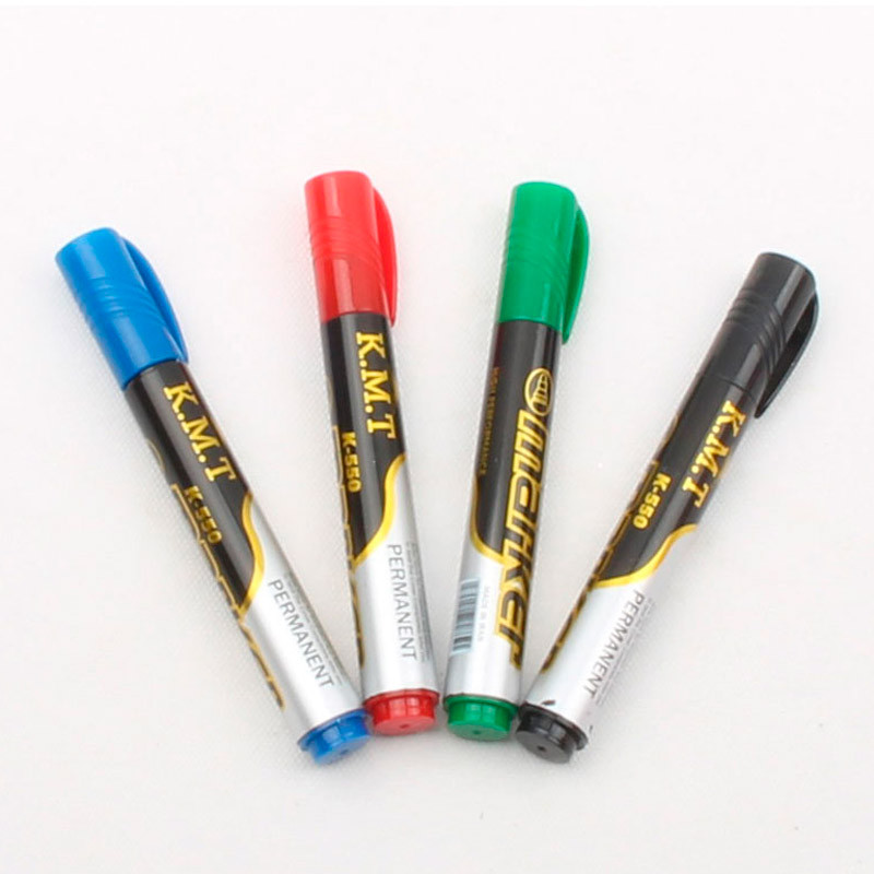 ماژیک معمولی کی ام تی نوک گرد K.M.T K-550 بسته 12 عددی