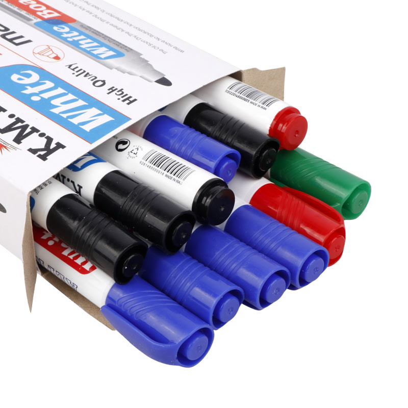 ماژیک وایت برد کی ام تی نوک گرد K.M.T K-828 بسته 12 عددی
