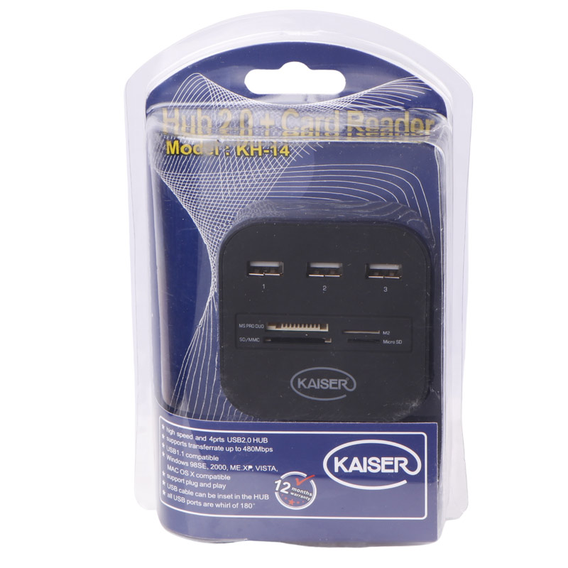 هاب 7 پورت USB 2.0 کایزر KH-14