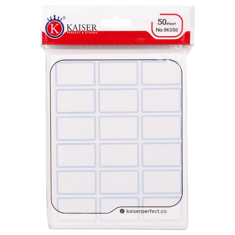 برچسب دور آبی 31*19 میلی متر Kaiser SK350 بسته 900 عددی