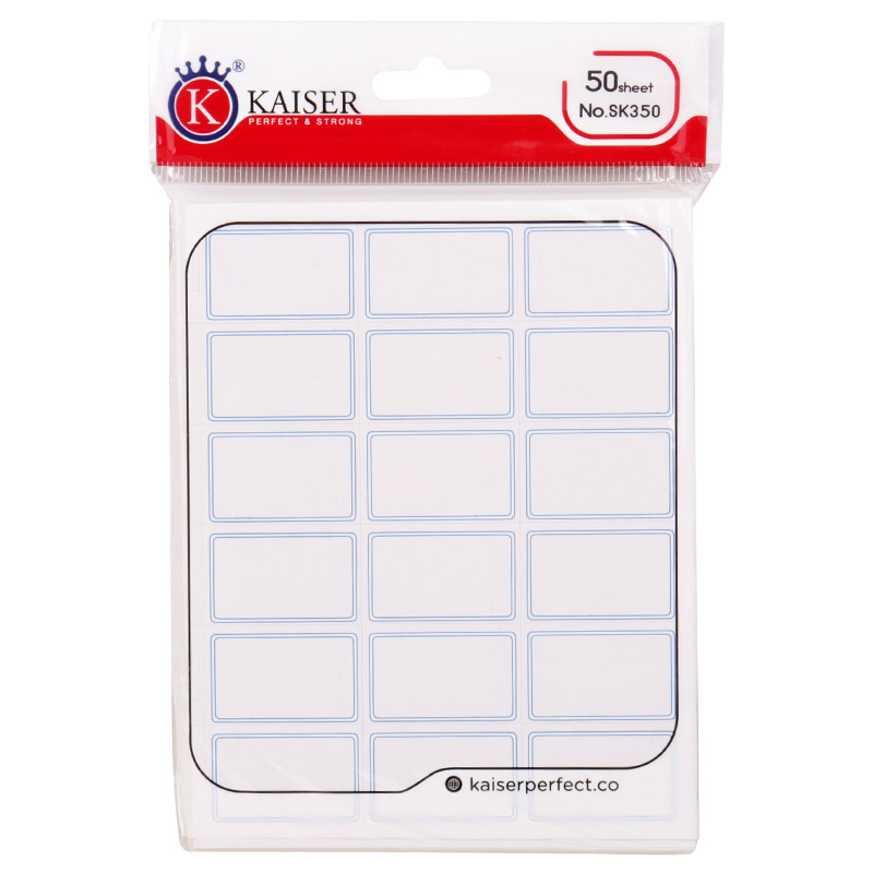 برچسب دور آبی 31*19 میلی متر Kaiser SK350 بسته 900 عددی