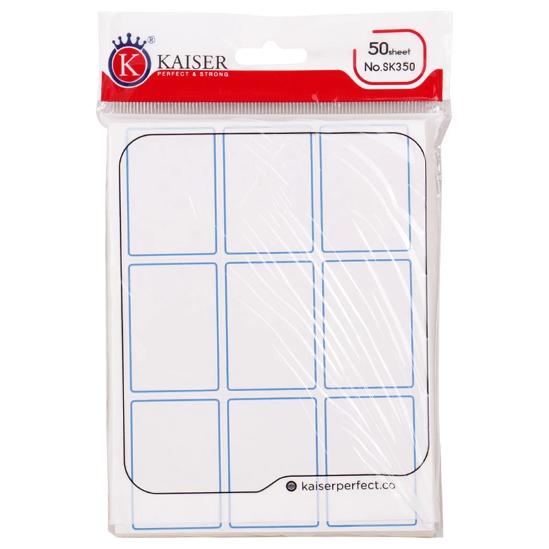 برچسب دور آبی 43*30 میلی متر Kaiser SK350 بسته 450 عددی