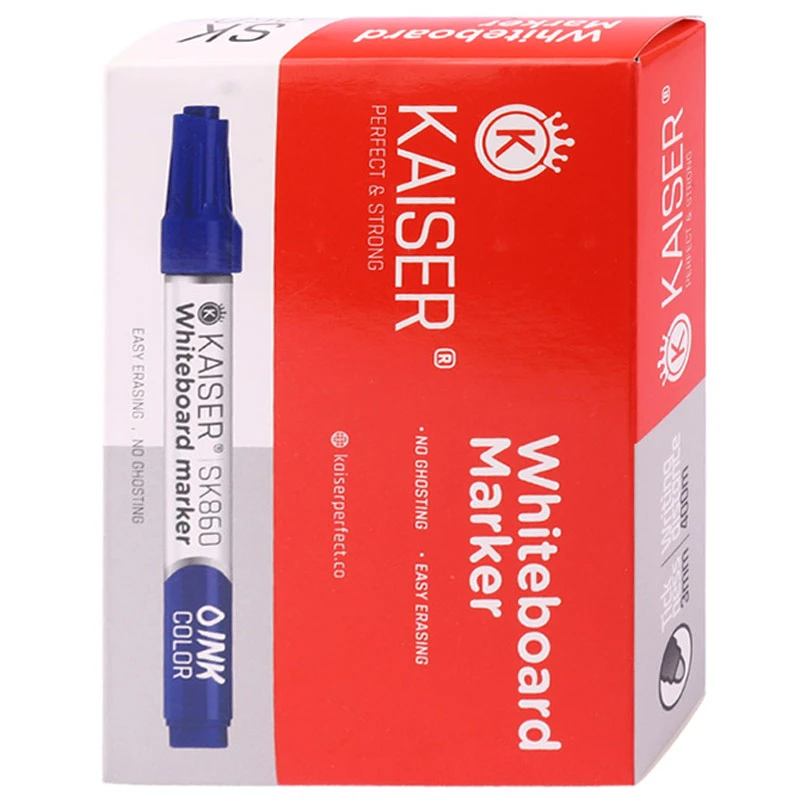 ماژیک وایت برد کایزر نوک گرد Kaiser SK860 بسته 12 عددی
